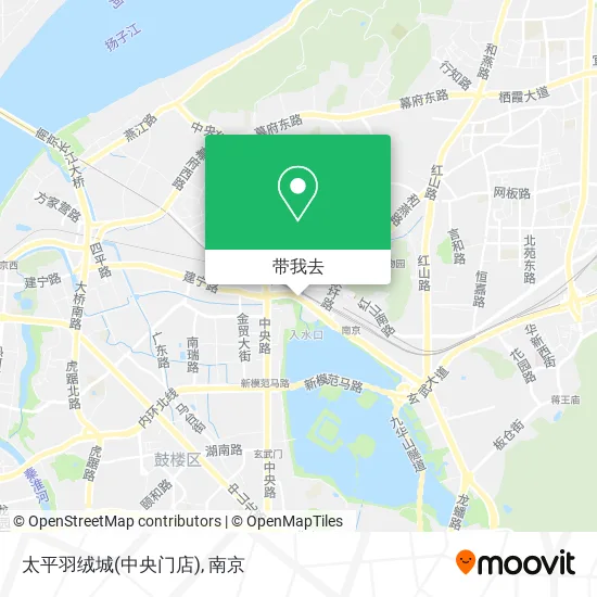 太平羽绒城(中央门店)地图
