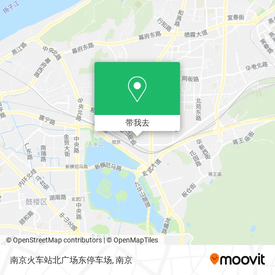 南京火车站北广场东停车场地图