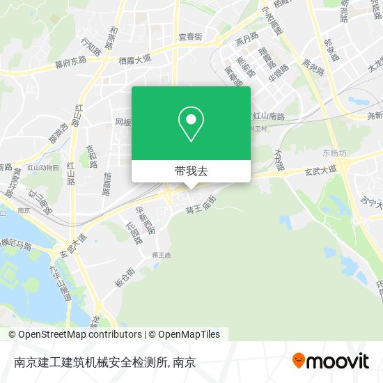 南京建工建筑机械安全检测所地图