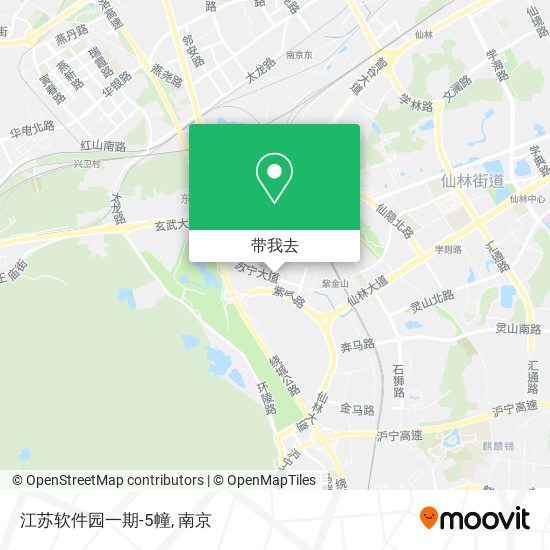 江苏软件园一期-5幢地图