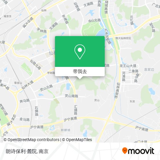 朗诗保利·麓院地图