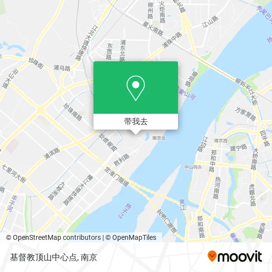 基督教顶山中心点地图