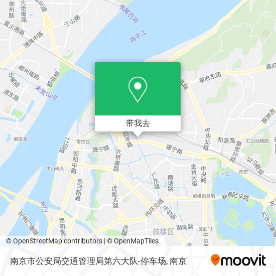 南京市公安局交通管理局第六大队-停车场地图