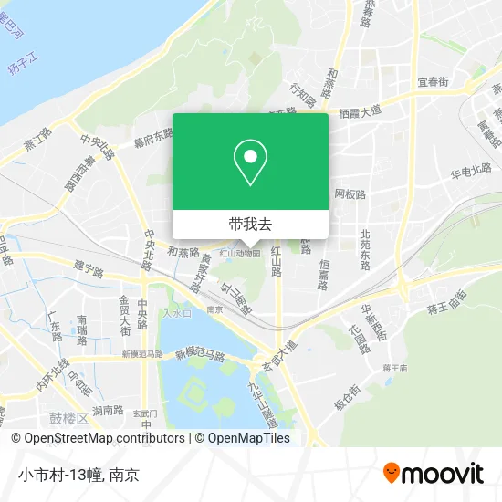小市村-13幢地图