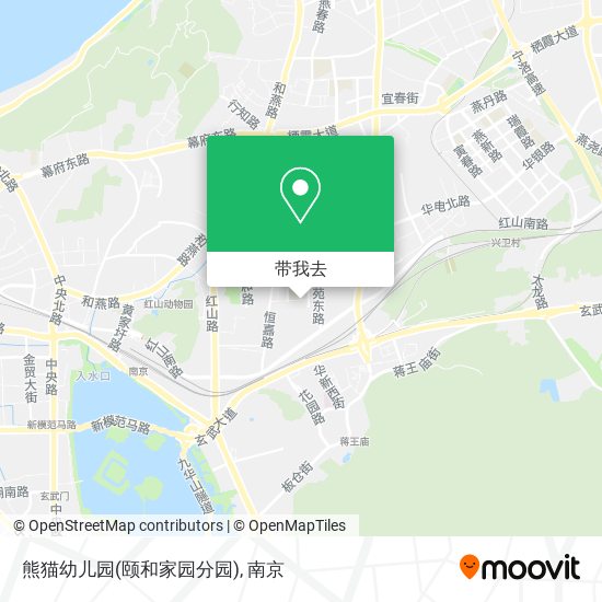 熊猫幼儿园(颐和家园分园)地图