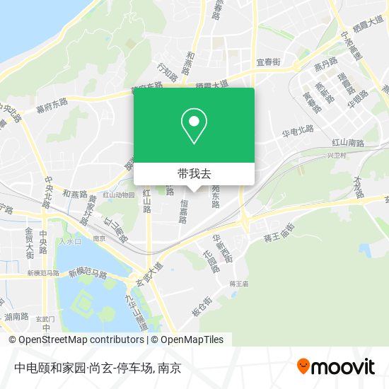 中电颐和家园·尚玄-停车场地图