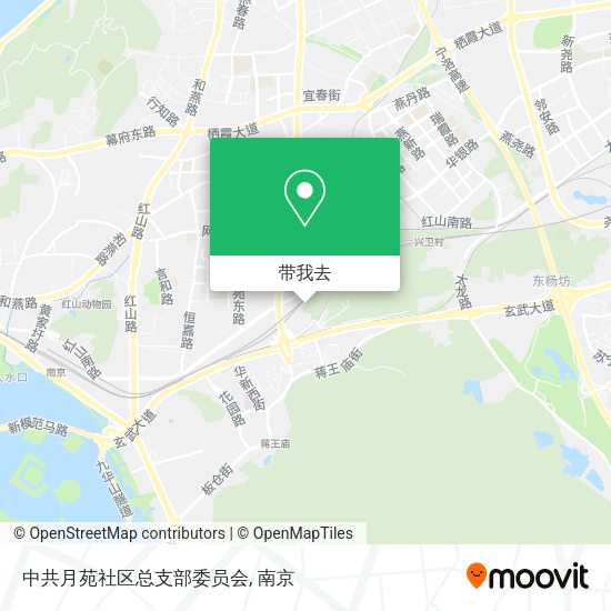 中共月苑社区总支部委员会地图