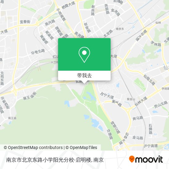 南京市北京东路小学阳光分校-启明楼地图