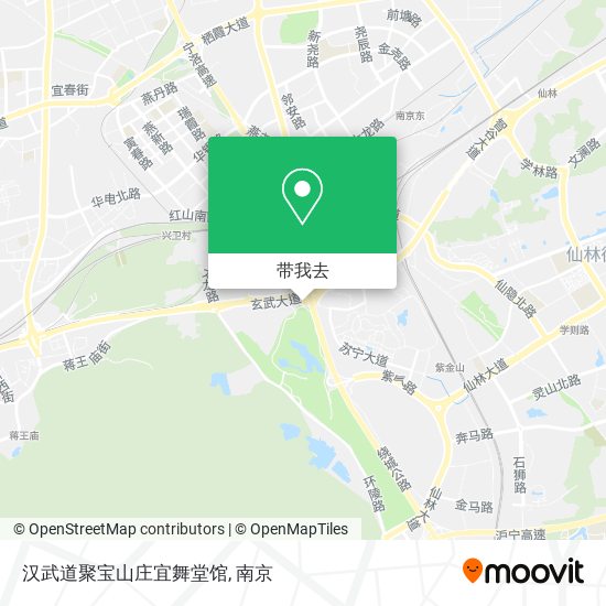 汉武道聚宝山庄宜舞堂馆地图