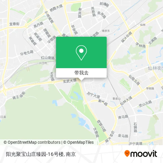 阳光聚宝山庄臻园-16号楼地图