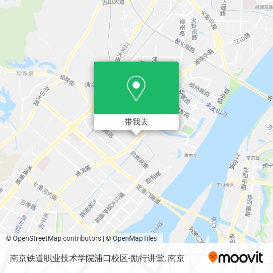 南京铁道职业技术学院浦口校区-励行讲堂地图