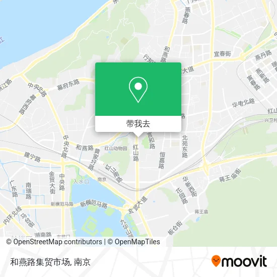 和燕路集贸市场地图