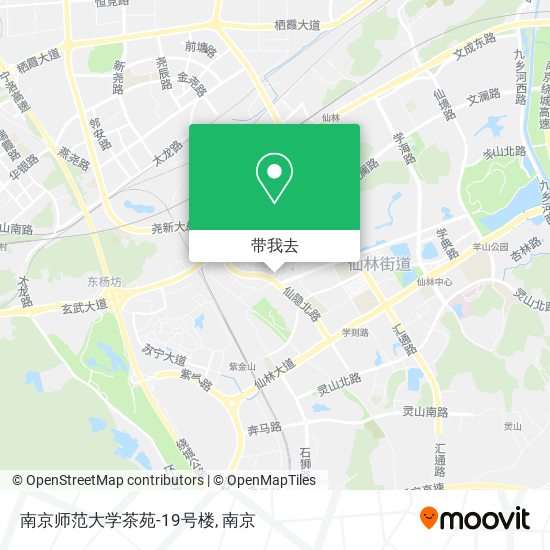 南京师范大学茶苑-19号楼地图