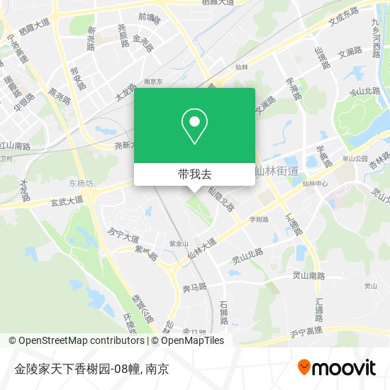 金陵家天下香榭园-08幢地图