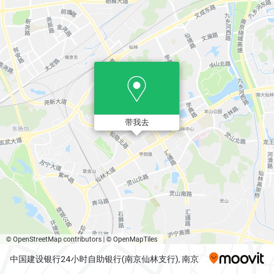 中国建设银行24小时自助银行(南京仙林支行)地图