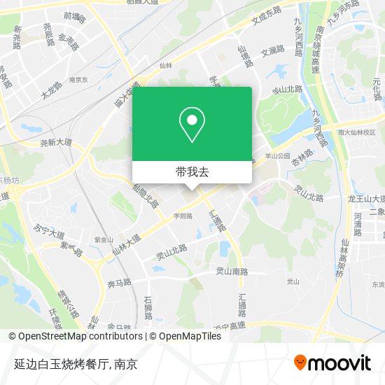 延边白玉烧烤餐厅地图