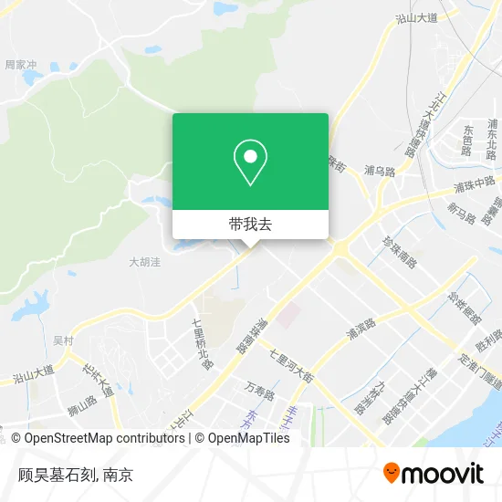 顾昊墓石刻地图