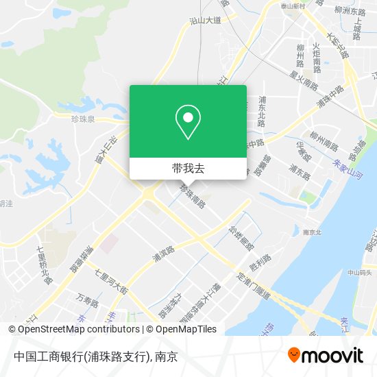 中国工商银行(浦珠路支行)地图