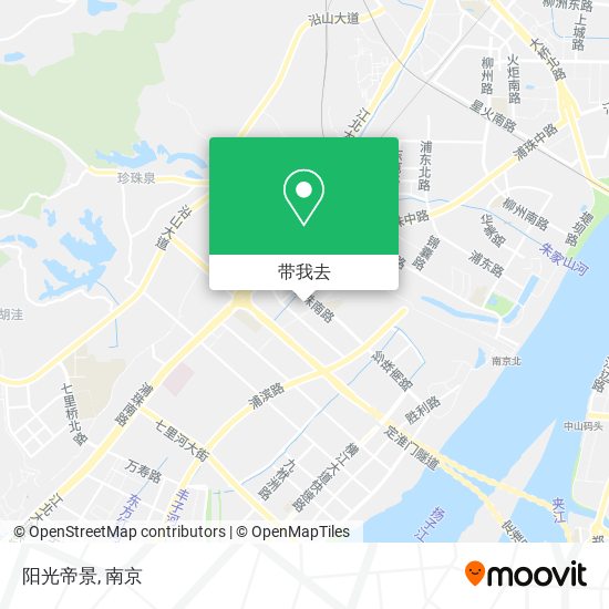阳光帝景地图