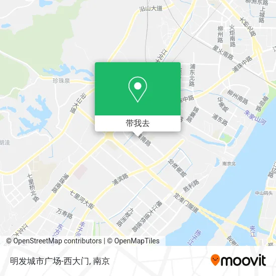 明发城市广场-西大门地图