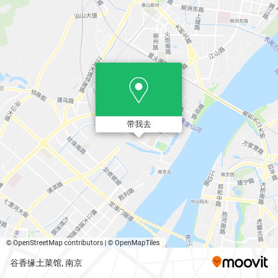 谷香缘土菜馆地图