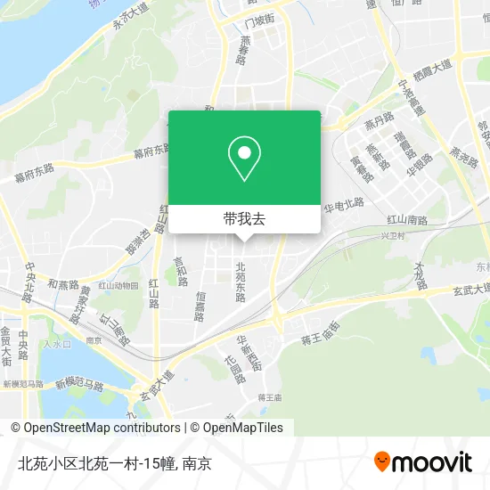 北苑小区北苑一村-15幢地图