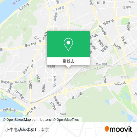 小牛电动车体验店地图
