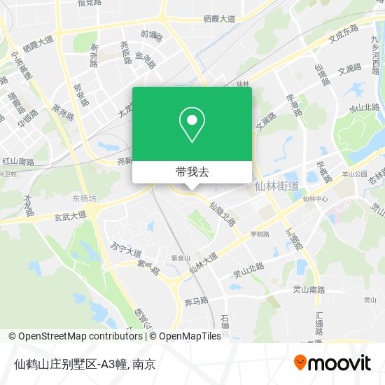 仙鹤山庄别墅区-A3幢地图