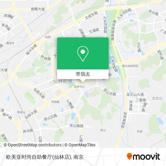 欧美亚时尚自助餐厅(仙林店)地图