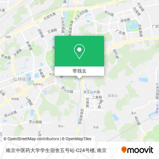 南京中医药大学学生宿舍五号站-C24号楼地图