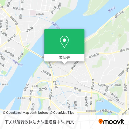下关城管行政执法大队宝塔桥中队地图