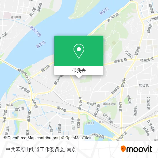 中共幕府山街道工作委员会地图