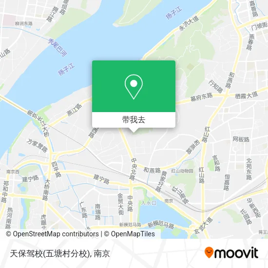 天保驾校(五塘村分校)地图