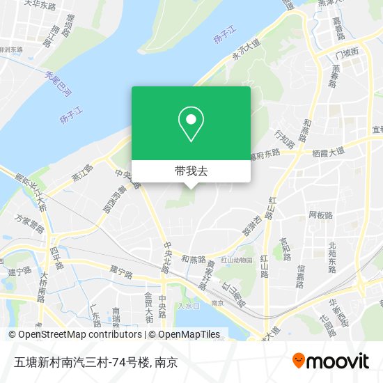 五塘新村南汽三村-74号楼地图