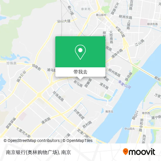 南京银行(奥林购物广场)地图