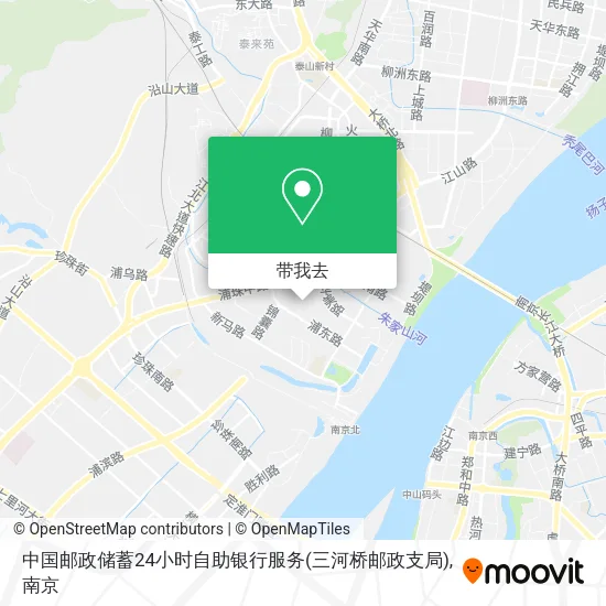 中国邮政储蓄24小时自助银行服务(三河桥邮政支局)地图