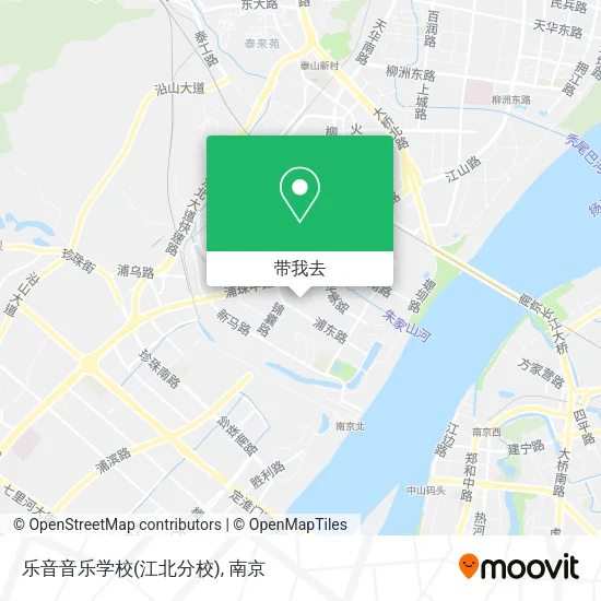 乐音音乐学校(江北分校)地图