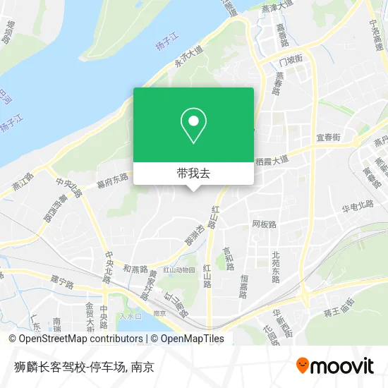 狮麟长客驾校-停车场地图
