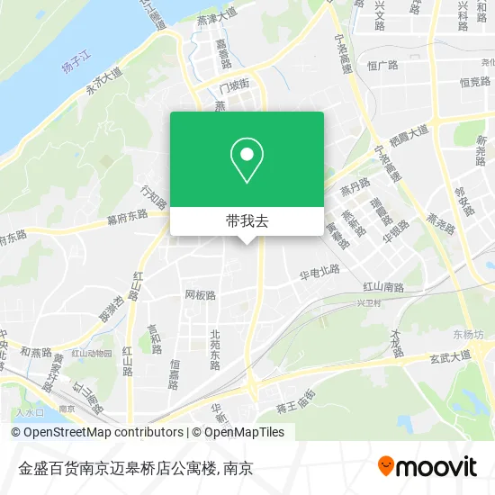 金盛百货南京迈皋桥店公寓楼地图