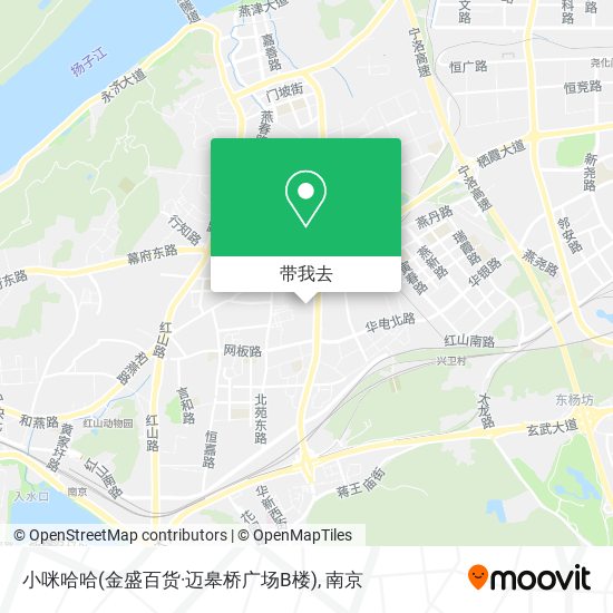 小咪哈哈(金盛百货·迈皋桥广场B楼)地图