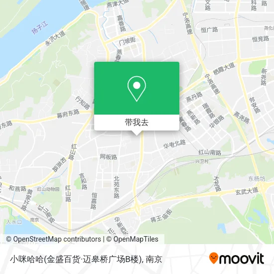 小咪哈哈(金盛百货·迈皋桥广场B楼)地图