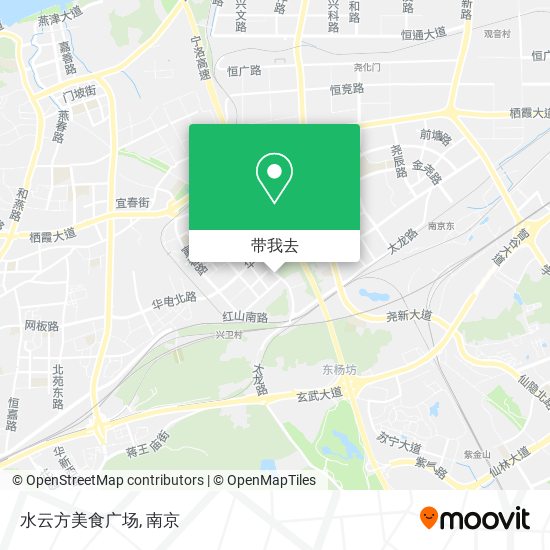 水云方美食广场地图