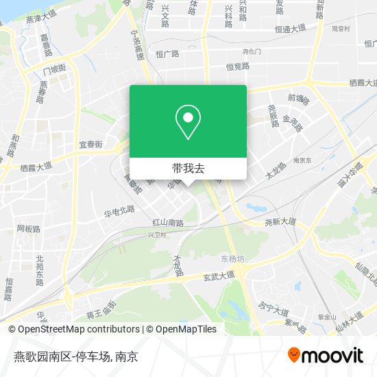 燕歌园南区-停车场地图