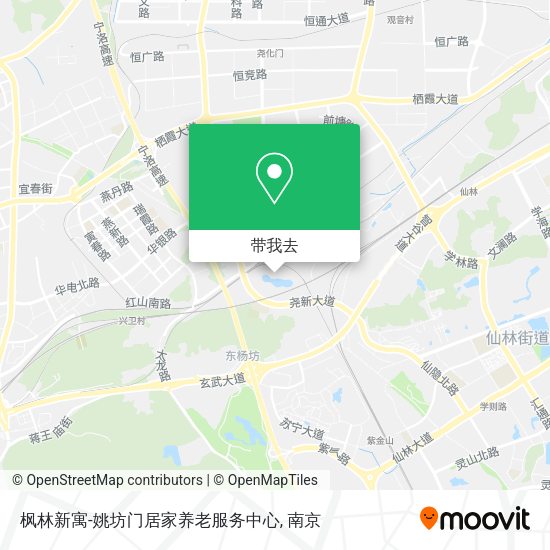 枫林新寓-姚坊门居家养老服务中心地图