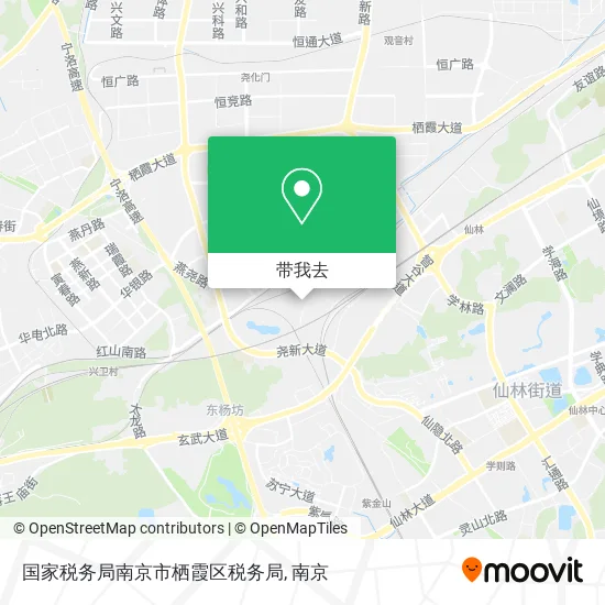 国家税务局南京市栖霞区税务局地图