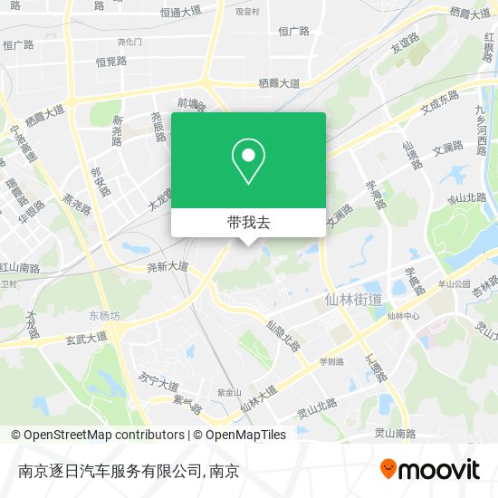 南京逐日汽车服务有限公司地图
