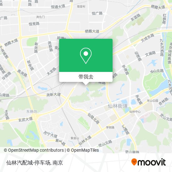 仙林汽配城-停车场地图
