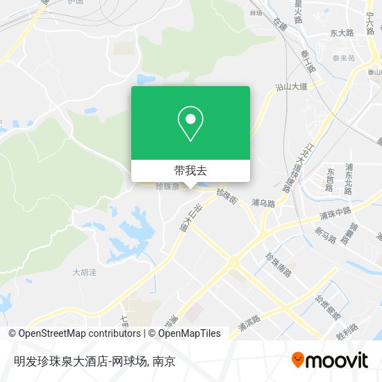 明发珍珠泉大酒店-网球场地图