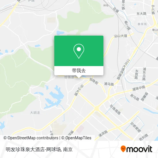 明发珍珠泉大酒店-网球场地图