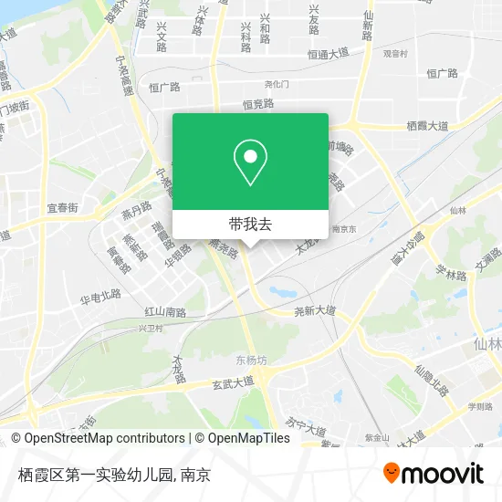 栖霞区第一实验幼儿园地图